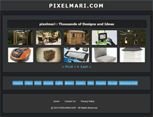 Tablet Screenshot of pixelmari.com